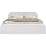 Selsey Polsterbett, Hellgrau, Textil, 2-Sitzer, 140x200 cm, Schlafzimmer, Betten, Polsterbetten