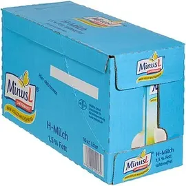 MinusL MinusL® fettarme H-Milch laktosefreie Milch 1,5 % 10x 1,0 l