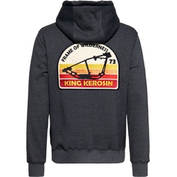 King Kerosin Motor Gear - Frame of Wilderness, Kapuzenjacke - Grau - M