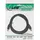 InLine USB 2.0 Kabel, A an B, schwarz, Kontakte gold, 5m