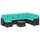 vidaXL Gartensofa-Set 9-tlg. schwarz