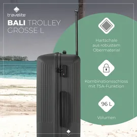 Travelite Bali 4-Rollen L 77 cm / 96 l anthrazit
