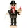 SIKORA Räuchermännchen 13,5 cm schwarz