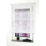 LIEDECO PVC-Jalousie Lamellen 25mm (50x220cm) weiß weiß