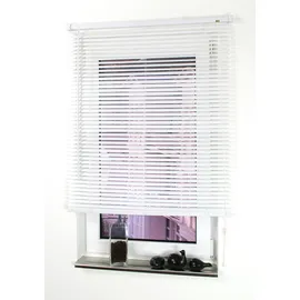 LIEDECO PVC-Jalousie Lamellen 25mm (50x220cm) weiß weiß