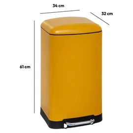 5 five simply smart Cestino in metallo 30 l Ariane arancione chiaro