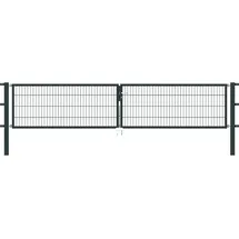 GAH Alberts Alberts Stabgitter Doppeltor Flexo 400 x 80 cm 6/5/6 anthrazit zE