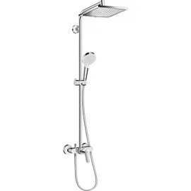 Hansgrohe Crometta E Showerpipe 240 1jet mit Einhebelmischer chrom 27284000