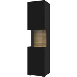 Home Affaire Vitrine Ava 35,7 x 29,5 x 140 cm Braun