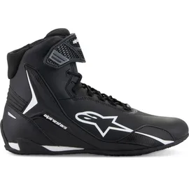 Alpinestars Faster-4 Motorrad Schuhe schwarz/weiß, 10 43