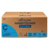 oecolife Papierhandtücher Natural C-Falz 3120 Blatt 25 x 33 cm 1-lagig