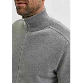 Selected Strickjacke 'Berg' - grau - L