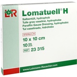 Lohmann & Rauscher Lomatuell H Salbentüll 10x10 cm steril 10 St