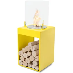 EcoSmart POP 3T [Design Ethanol Kamin]: Gelb - mit Schutzhülle