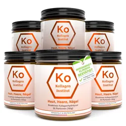 Kollagen Institut: Beauty Pulver für Haut, Haare, Nägel 6x150 g Unisex