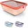 Emsa Frischhaltedose rechteckig orange 20,19 cm x 25,97 cm 2,3 l