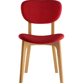Home Affaire Stuhl COZY Polyester rot