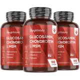 WeightWorld Glucosamin Chondroitin Kapseln 180 St.