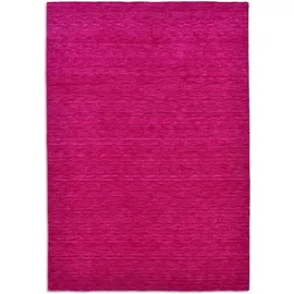 OTTO home Wollteppich OTTO HOME "Karchau", pink, B:60cm H:13mm L:90cm, Schurwolle, Teppiche, Handweb Teppich, meliert, reine Wolle, handgewebt, brilliante Farben