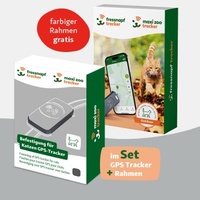 Fressnapf GPS-Tracker für Katzen + Befestigung grau/ schwarz