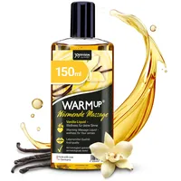 JOYDIVISION WARMup Massageöl Vanille 150 ml I Massageliquid mit Wärme-Effekt I Massage Öl mit Vanille Duft & Geschmack I Massageöle I Massage Oil I Massageöl wärmend