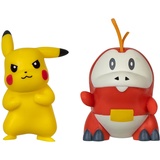 Pokémon PKW3356 - Battle Figure Pack - Pikachu & Krokel, offizielle detaillierte Figuren, je 5 cm