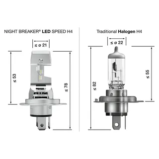 Osram Night Breaker LED Speed H4 12 V