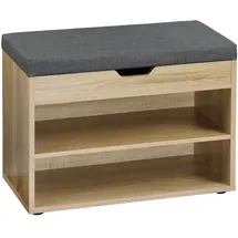 KESPER Schuhschrank 60 x 45 x 30 cm braun/grau / naturbelassen