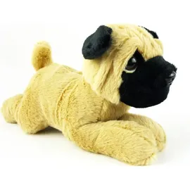 l und b plüsch L&B Mops 23 cm Beige