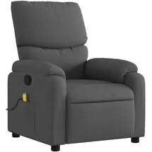 vidaXL Massagesessel Modell 7 Dunkelgrau Stoff 99 x 99 x 99 cm Grau mit Fernbedienung
