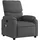 vidaXL Massagesessel Modell 7 Dunkelgrau Stoff 99 x 99 x 99 cm Grau mit Fernbedienung