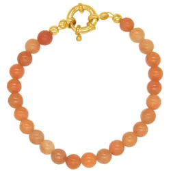 Gemshine Armband KARNEOL Armbänder & Armreife   Hellbraun Damen 