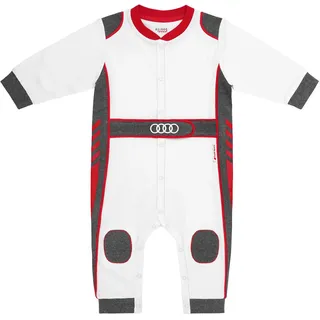 Audi Sport Baby Body Racing weiß/rot/grau Baumwolle Größe 74/80 3202200302