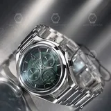 Bulova Curv 96A297 Smaragdgrüner 262kHz Chronograph