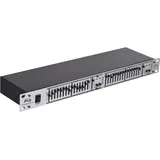 Btuty EQ-215 Dual Channel 15-Band Equalizer 1U Rack Mount 2-Kanal Stereo Graphic Equalizer