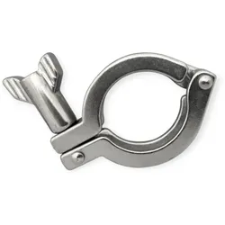 Verschluss-Klammer aus Edelstahl für CLAMP-Kupplung – bis 25 bar  / (für Clamp-Größe) 64 mm