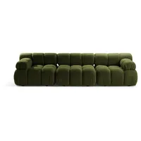 Micadoni Sofa Bellis, modular 3-Sitzer grün