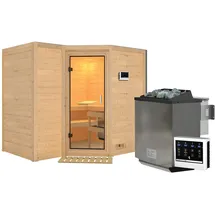 Karibu Sahib 2 inkl. 9 kW Bio-Kombiofen + ext. Steuerung