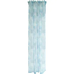 HOMING Gardine »Vitas«, (1 St.), Farbverlauf, geometrisch, Wohnzimmer, Schlafzimmer HOMING blau 245 cm