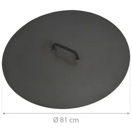 Cook King Deckel für Feuerschale Ø 80,5 cm Schwarz