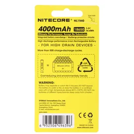 Nitecore NL1840 18650 4000 mAh 2 St.