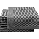 ZOLLNER Geschirrtücher schwarz 46x70 cm, Oeko-Tex® Standard 100, Kochen, Geschirrtücher - Schürzen, Geschirrtücher