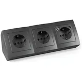 McPower Flair, 3-fach 16A/250V, 1xUSB-C, 1xUSB-A