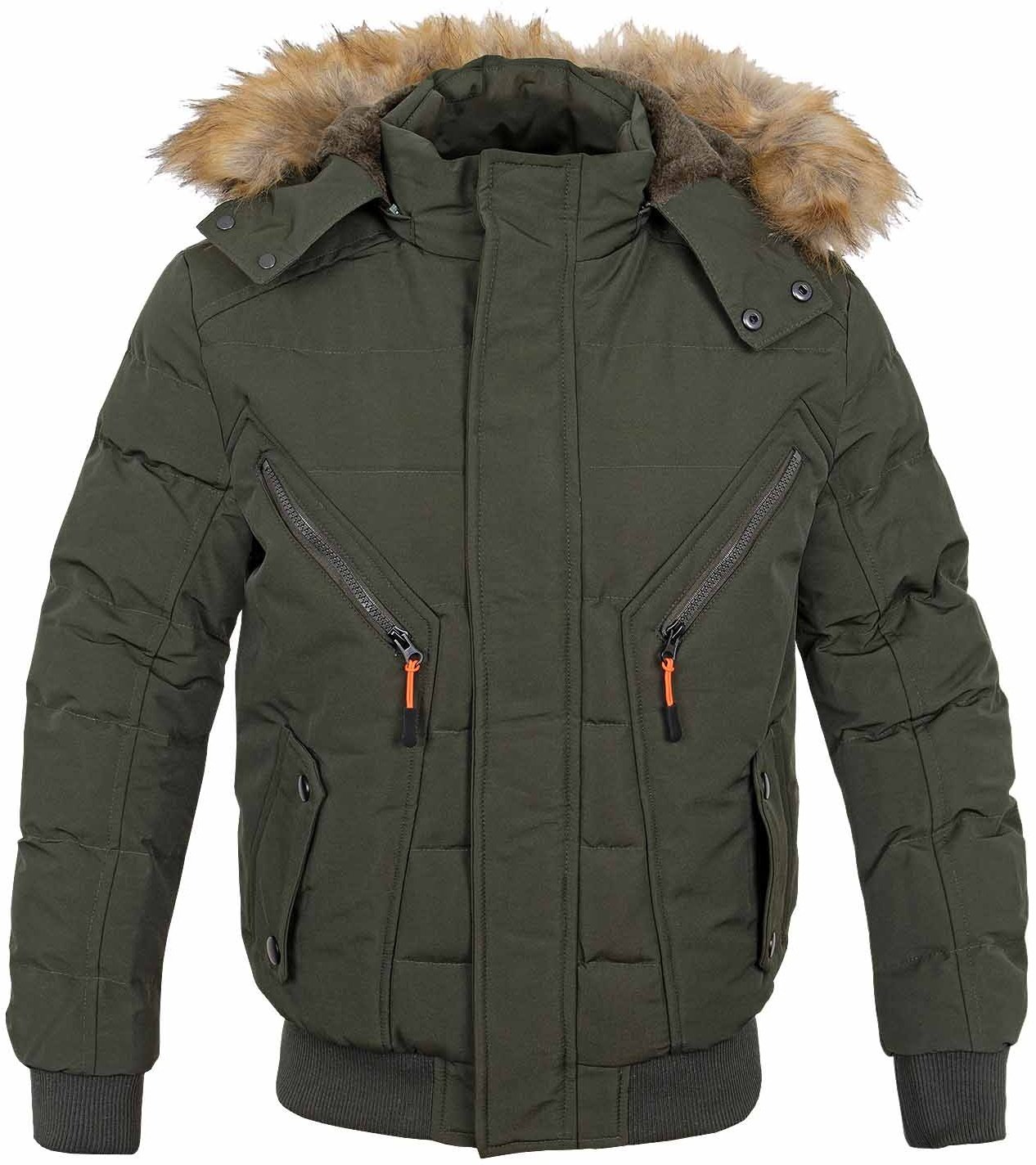 Poolman Winterjacke Rockfield oliv, Größe S