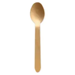 NATURESTAR Einweglöffel aus Holz, 16 cm 388571 , 1 Packung = 100 Stück