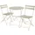 Tectake Bistrotisch-Set Frieda für 2 Personen beige