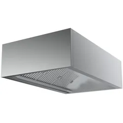 Combisteel Kastenhaube Induktion mit 5 Filter Beleuchtung  3000x1300x550mm