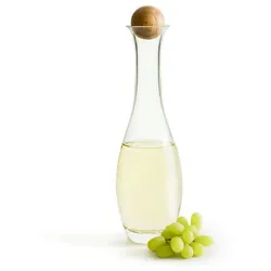 Elegante Glas Karaffe mit Eichenholzstopfen – 1 Liter