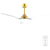 Cecotec Deckenventilator mit Licht EnergySilence 4800 -Licht, GoldWeiß -