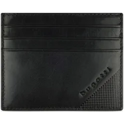 Bugatti Nobile Kreditkartenetui RFID Schutz Leder 10 cm Portemonnaies   Schwarz Herren 